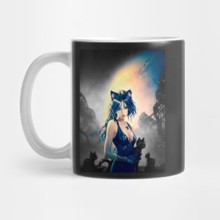 Death, The Endless, Dreaming, and Cats Mug